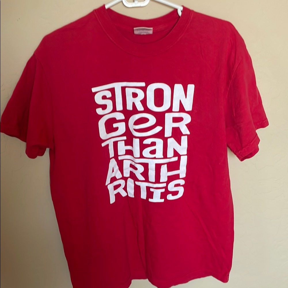 AOII / Alpha Omicron Pi Red Graphic T-Shirt Large
